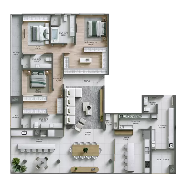 planta Apartamento 1002