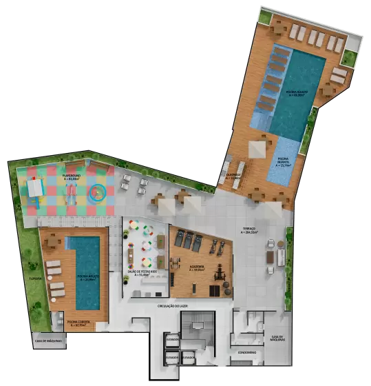 planta Pavimento Lazer