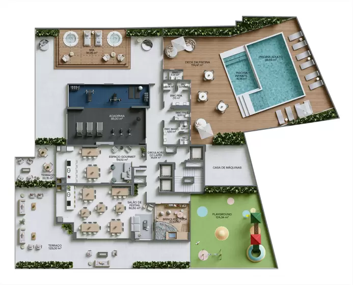 planta Pavimento Lazer