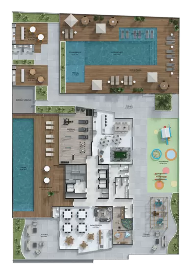 planta Pavimento Lazer